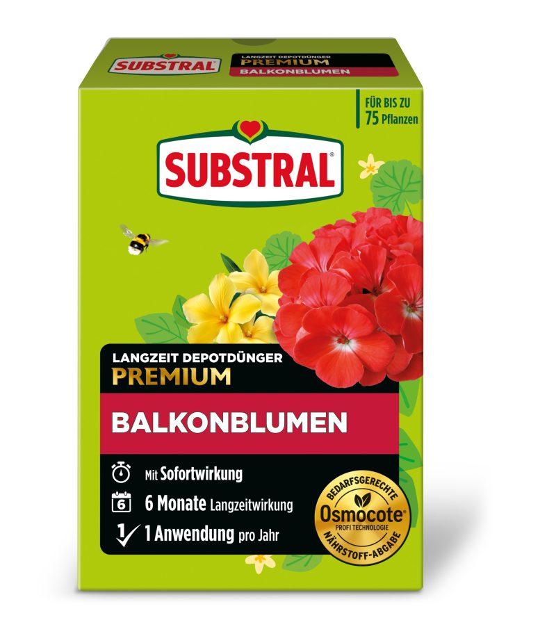 SUBSTRAL OSMOCOTE dolgotrajno gnojilo za balkonske rastline, 750 g