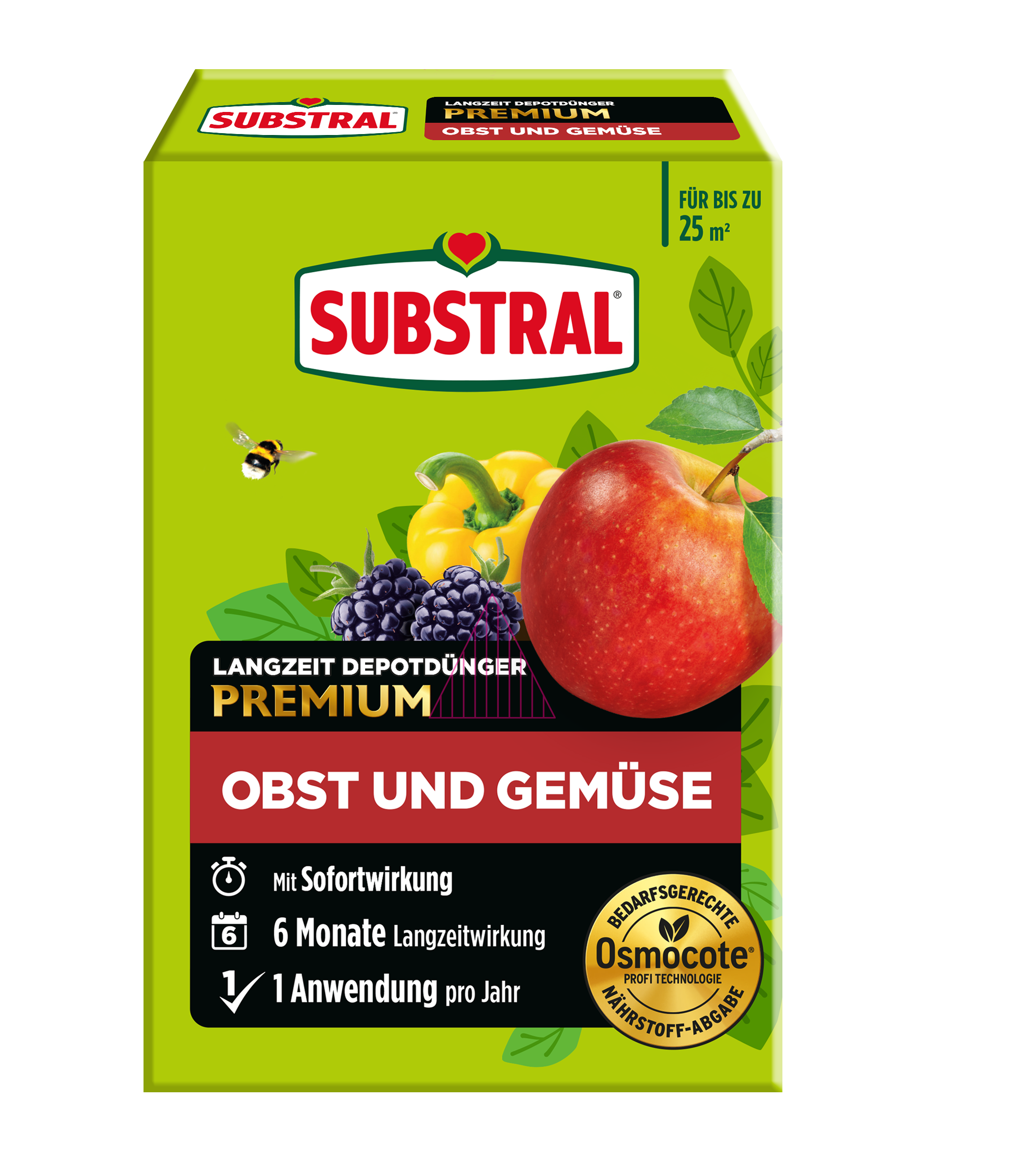 SUBSTRAL OSMOCOTE dolgotrajno gnojilo za zelenjavo in sadje, 750 g