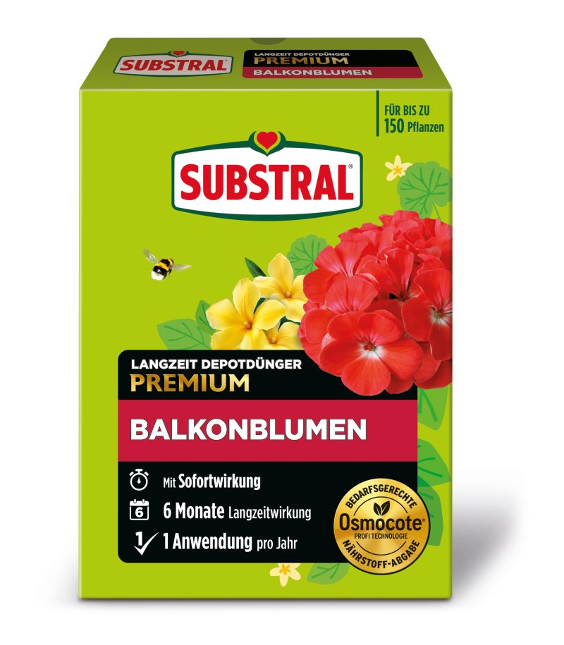 SUBSTRAL OSMOCOTE dolgotrajno gnojilo za balkonske rastline, 1.5 kg