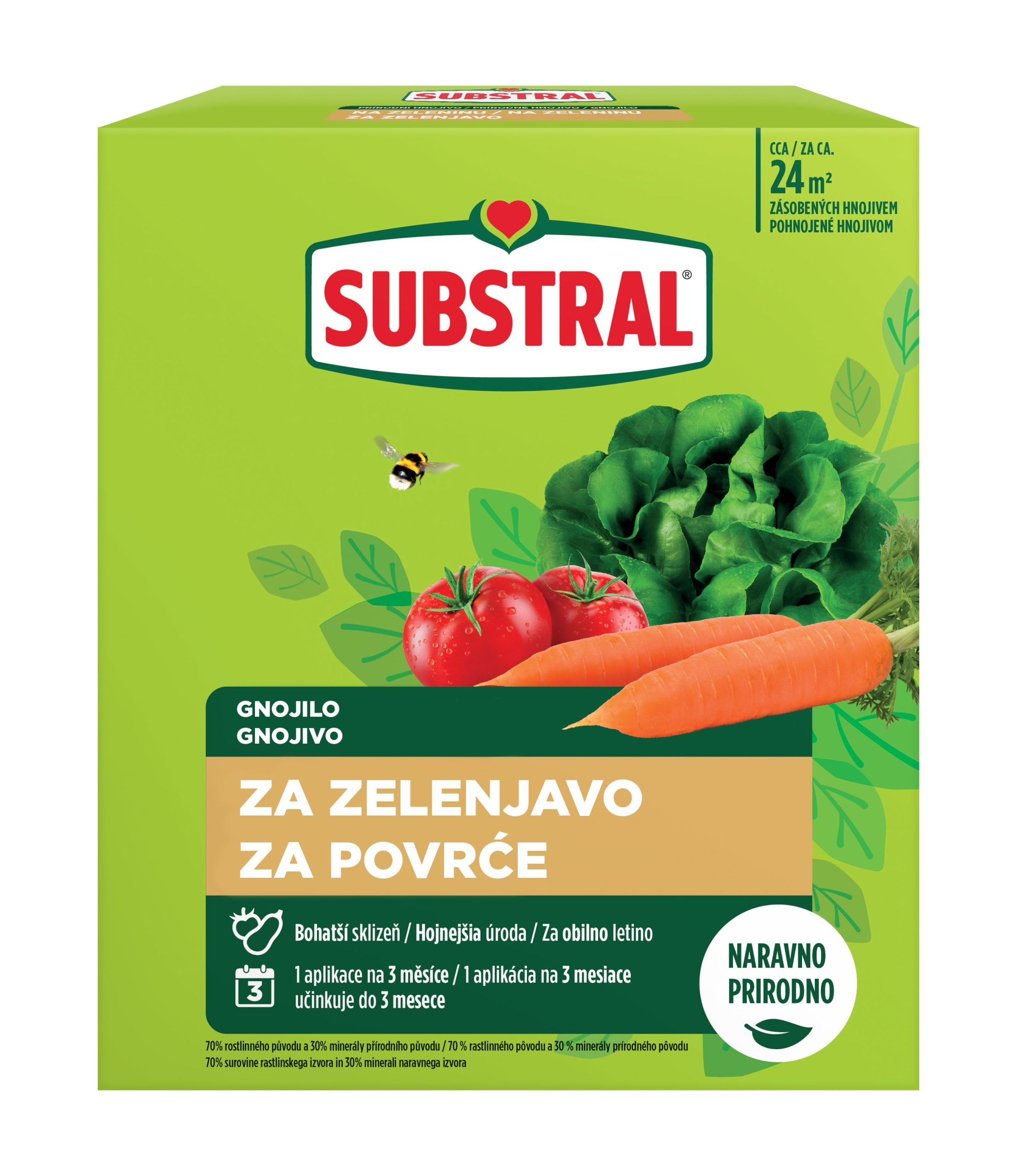 SUBSTRAL Gnojilo za zelenjavo