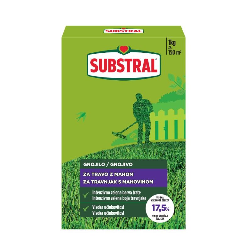 Substral gnojilo za travo z mahom